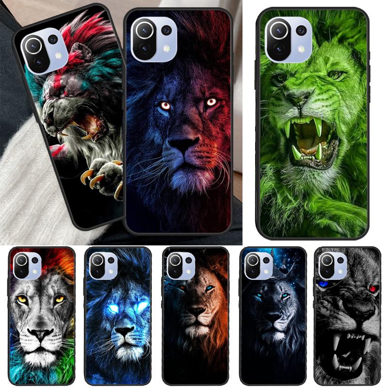 King of jungle Lion Case For POCO X5 X3 X4 F5 Pro F3 F4 GT C40 M5s Phone Cover For Xiaomi 13 11T 12T Pro 12 Lite