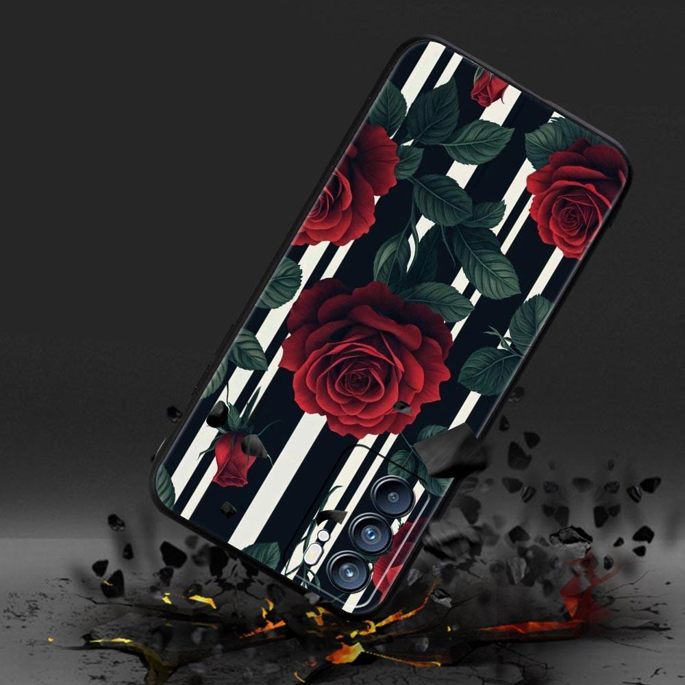Oil Painting Flowers Pattern Design Phone Case For Oppo A17 A31 A54 A57 A78 A79 A98 Find X5 X6 Reno 8 10 11 12 13 F Pro Soft TPU