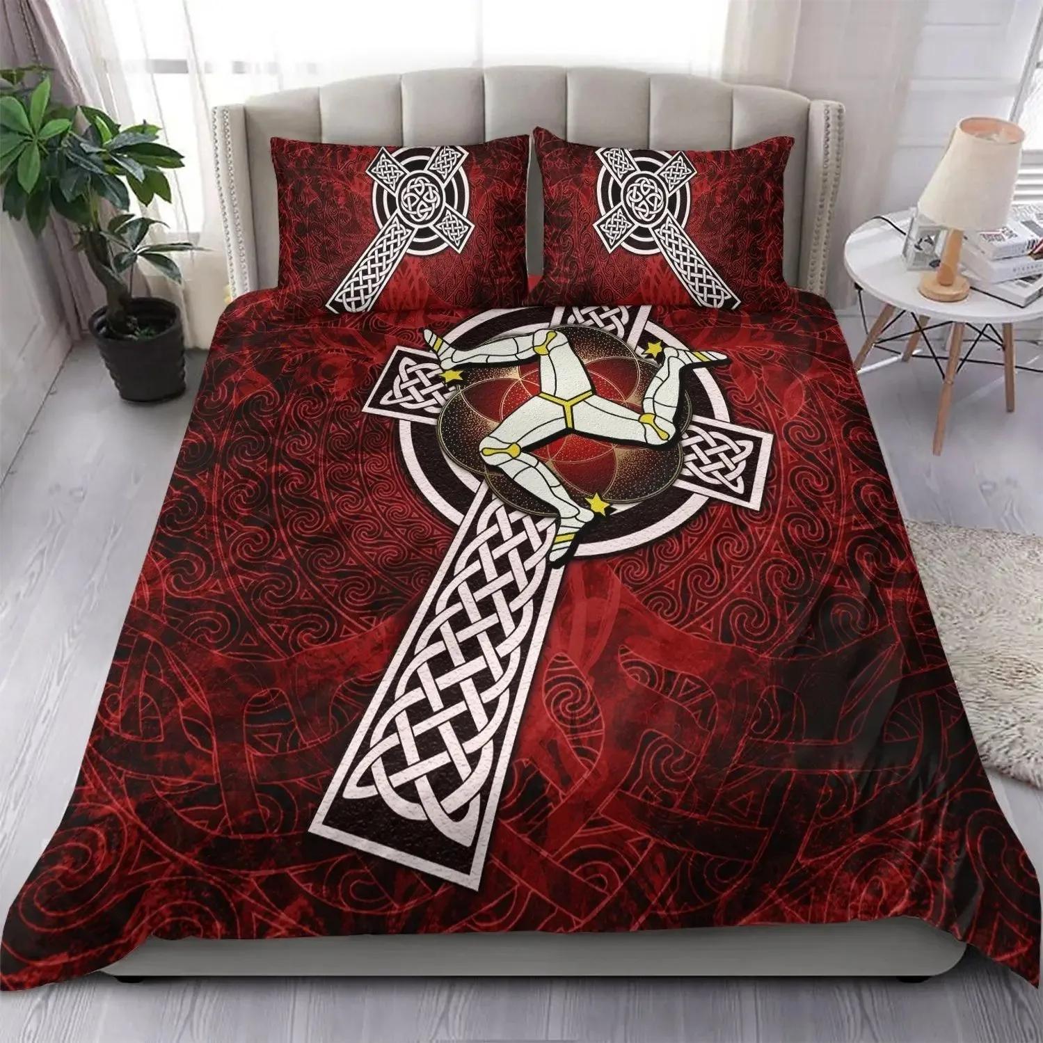 

Комплект пододеяльника «Викинг», Комплект постельного белья «Кельтский дракон и крест Кладда», Покрывало «Страж Асгарда», Скандинавская культура, Королева 70x133cm