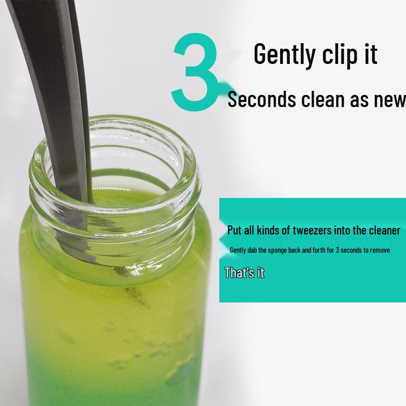 Eyelash Tweezers & Extension Cleaner - 30ml Glue Remover