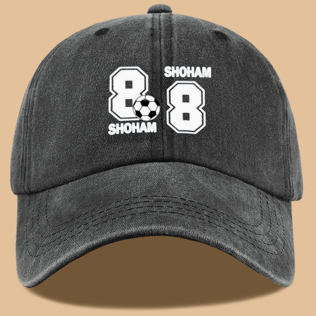 Printed Baseball Cap Trendy Personalized Fashion Cap SHOHAM Letter Decoration Unisex Adjustable Cap