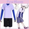 Traje Cosplay Hunterhunter Killua Zoldyck Anime Autêntico Uniforme Terno Conjunto Completo