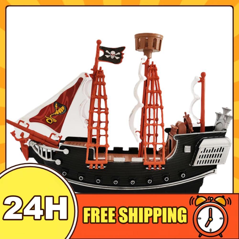 

10in Pirate Model Toys Exquisite Craftsmanship Unique Boats Model Special Gift Ship Model Toy Scene Decor Prop for Children Kids China Mainland