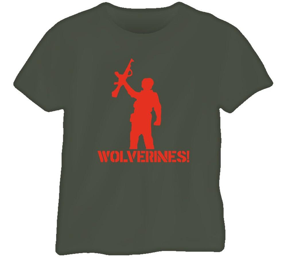 

Red Dawn Wolverines AK 47 T Shirt 4XL