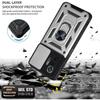 2 Verres Trempés + Coque pour Xiaomi Redmi Note 14 5G (pas pour 4G), Antichoc Cache Caméra Anti-Rayure Rigide Argenté