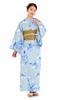 NISHIORI Easy To Perfect for Summer Festivals and Fireworks Trendy Japanese Modern Stays Put One Size Fits Women's Two-Piece Yukata, Separate, Wear,