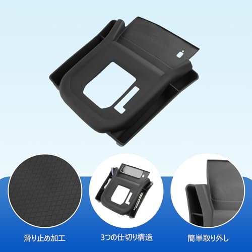 SHAOHAO 2025 New Subaru Forester (6th Generation) Console Mat, Shift Lever Mat for Forester SL5/SLG, Interior Rubber Mat, Non-Slip, Easy to Use, Car S