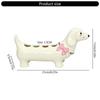 652F Cartoon Dog Ceramic Toothbrush Stand Holder For Bathroom with 4 Slots