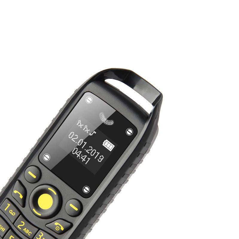 Dual-SIM BM25 Candybar Mini Phone with Ear-Hook Headset, Multi-Language Support