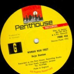 

12inch Record BUJU BANTON - Woman Nuh Fret PHRI43 Penthouse Recor 1992 UK Reggae, Ska & Dub Used