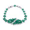 Jewelry Ice Linghua European and American Temperament Zircon Bracelet Full of Diamonds Inlaid Jewelry Multi-color Free Extended Buckle.