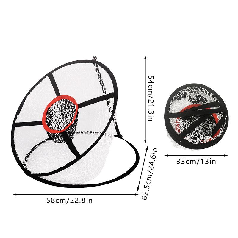 [1Pc] Golf Chipping Net Foldable Golfing Practice Net Outdoor/Indoor Target Accessories Practice Swing Game