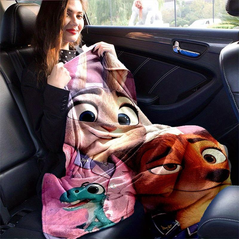1 ks, Zootopia Filmové Postavy Deka na Zahřátí Domácí Dekorace, Potah na Pohovku, Venkovní Deka, Dárek pro Přátele, Flanelová Deka Perfektní do Postele
