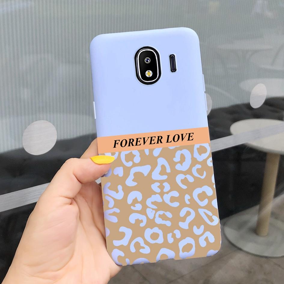 For Samsung Galaxy J4 J6 2018 EU Case SM-J400F J600F Lovely Cartoon Protective Skin Cover For Samsung J4 2018 J 4 J 6 Soft Coque