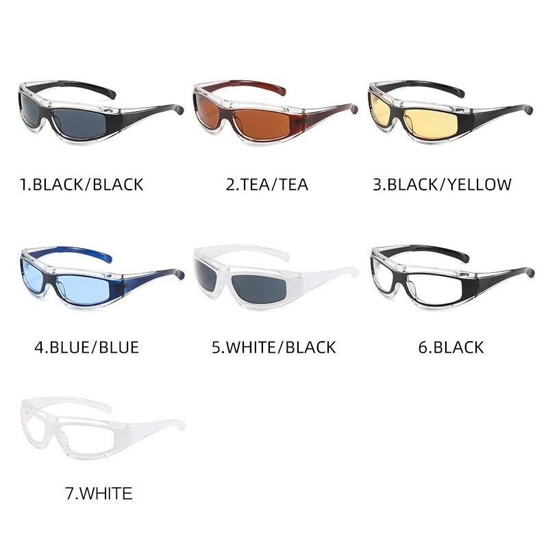 Glasses Punk Style Sunglasses for Men Y2k Eyewear Future Technology Sense Sunglasses Trend Goggles Shades for Female Male