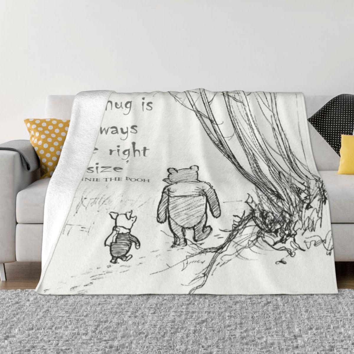A Hug Is Always The Right Size Custom Home Decor An Ultra-Soft Micro Fleece Blanket 50x60in