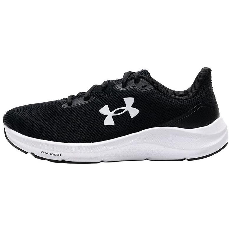 Under Armour Charged Pursuit 4 Comfortable Versatile Low-Top Running Shoes Men Sneaker Black 3028254-001