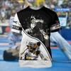 Moda Estiva Uomo Judo T-shirt Stampata 3D Manica Corta Street Casual Sport Fitness Arte Marziale Oversize Nuovi Top Girocollo