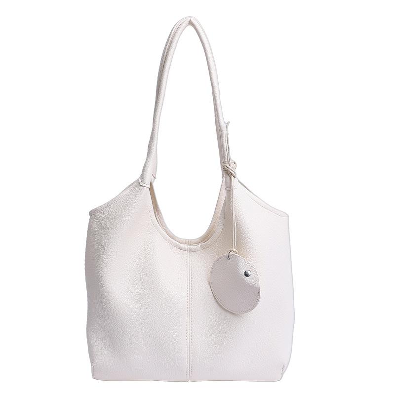 

High-end hand bag women s summer new large-capacity fashion versatile underarm shoulder bag commuter handbag one size fits all білий