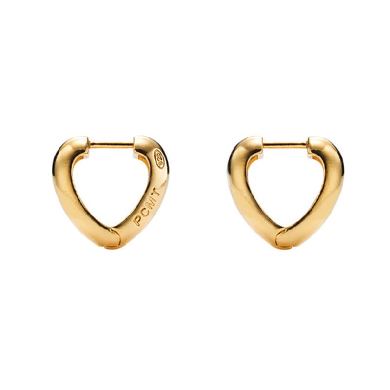 PICOMENT #006 Heart Ring Earring _ GD