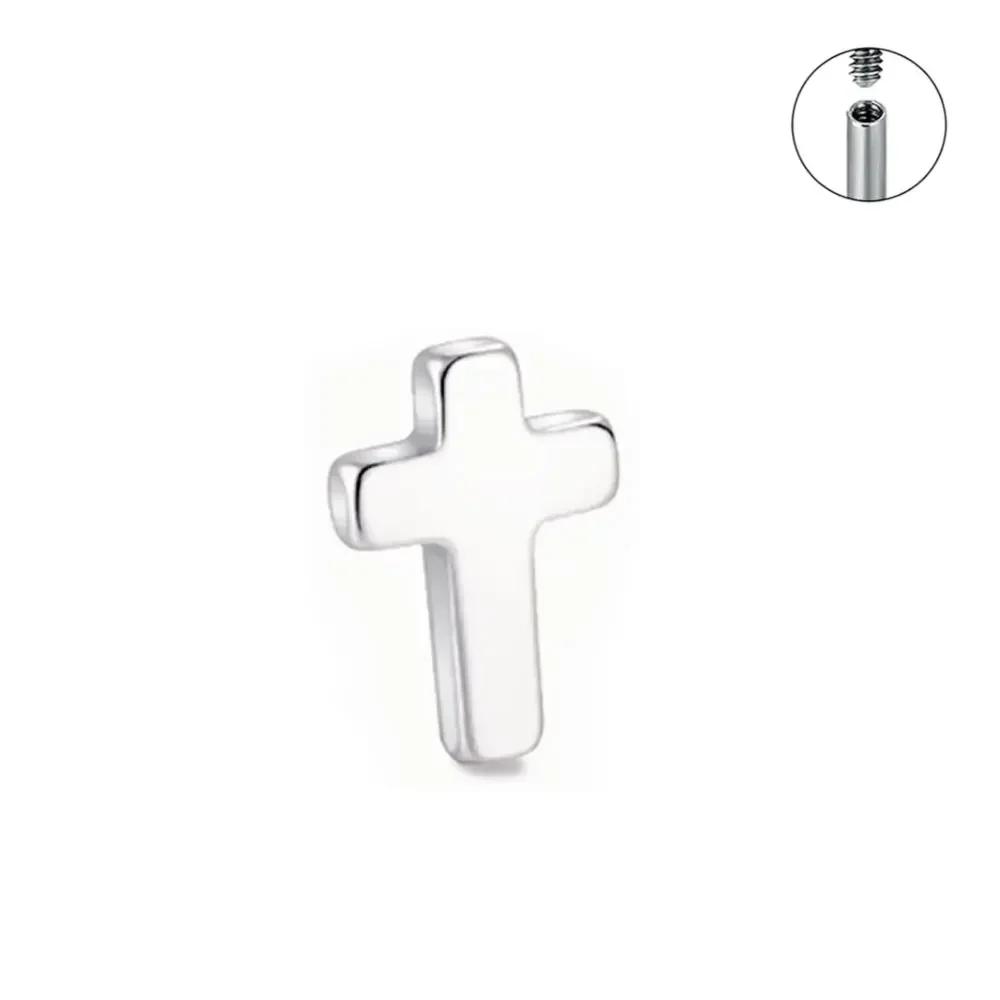 10Pz F136 Titanio Stella Luna Micro Anchoria Dermica Piercing Top Skin Diver Superficiale Labret Lingua Sopracciglio Piercing Gioielli per il Corpo