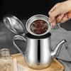 Filter Oil Pot Stainless Steel Household Leak-Proof Wine Pot Pouring Oil Bottle Seasoning Tank Kitchen Supplies Oz Pot Oil Tank