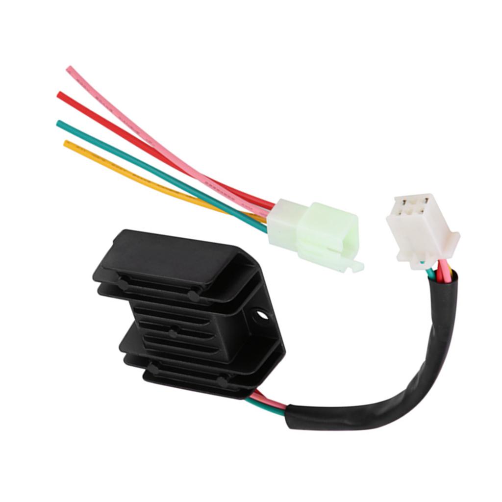 4 Wires Voltage Regulator Rectifier for Motorcycle Boat Motor ATV GY6 50 150cc Scooter