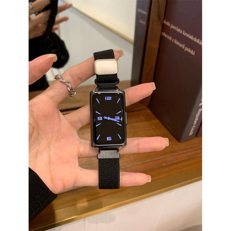 Compatible Strap for Huawei 11 Pro, GT654 Watch, Xiaomi 9, and Apple 11 with Magnetic Nylon Buckle