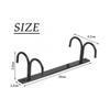 3-piece cup rack, country-style under-cabinet cup rack with 12 hooks, suitable for holding mugs, coffee cups, beer glasses, and kitchen utensils
