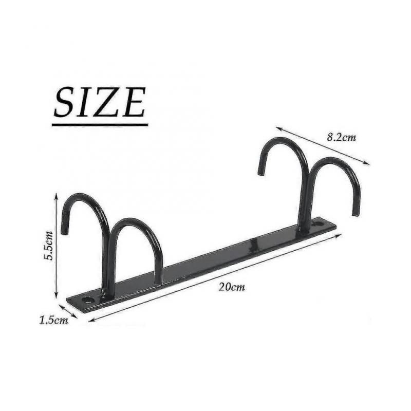 3-piece cup rack, country-style under-cabinet cup rack with 12 hooks, suitable for holding mugs, coffee cups, beer glasses, and kitchen utensils