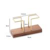 Desktop Organizer Tableware Supplies Wood Tissue Paper Holder Napkin Holder Brass Tissue Box Storage Toothpick Box