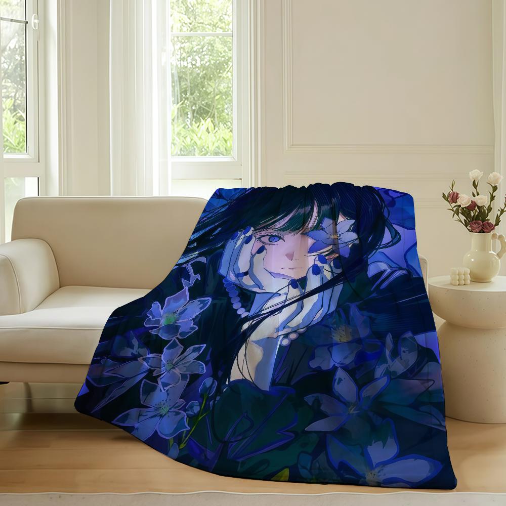 

Color artist John Kafka Blanket For Sofa Office Bed Plane Travel Sleep Read Relax Camping Soft And Warm 75x90cm