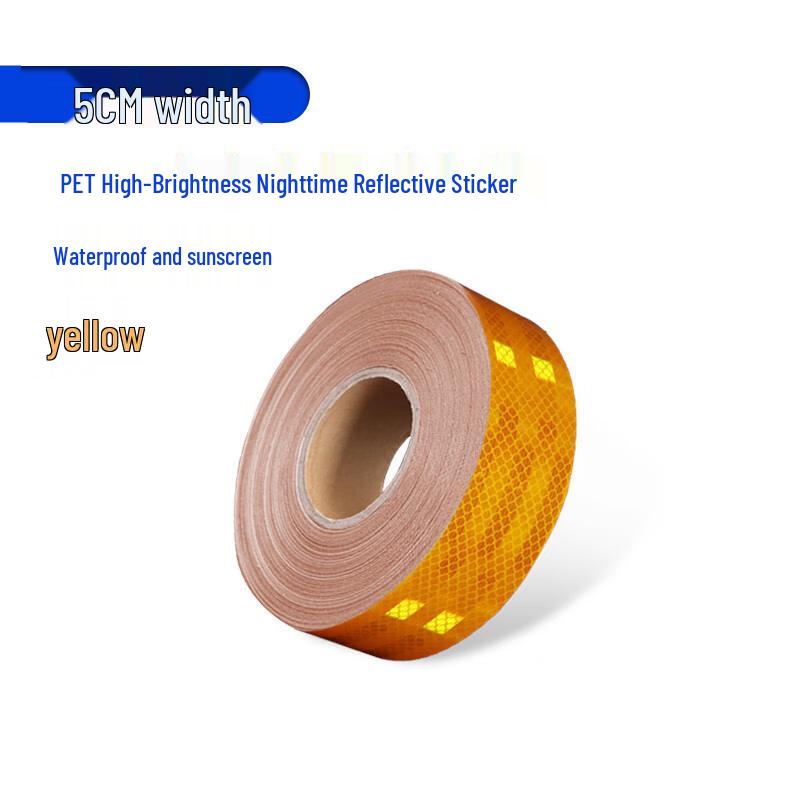 Golden Yellow Reflective Safety Tape
