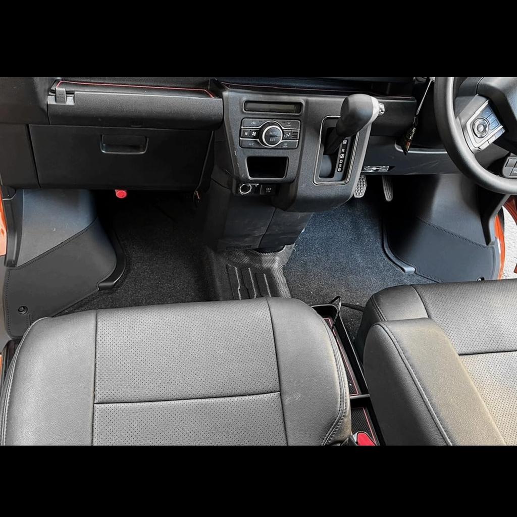CGP Kick Guard Panel, PU Leather, for S700 Series Atrai and Hijet Cargo, S700V/S710V, HN12-D4602BK