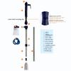 Automatic Electric Aquarium Gravel Cleaner Water Filter Washer Siphon Vacuum Water Pump for Fish Tank Aquarium Cleaner AC 220V