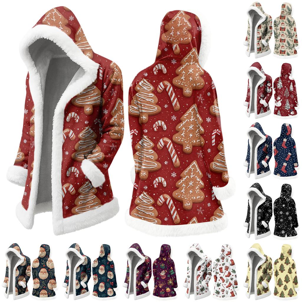 Pánská ležérní bunda s vánočním potiskem