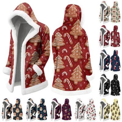 Men's Casual Christmas Print Jacket