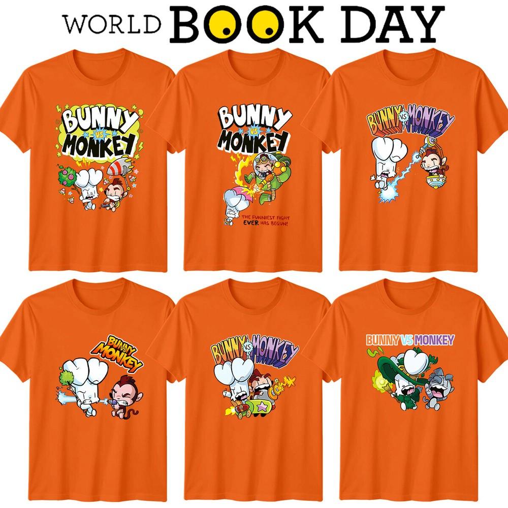 

Bunny Vs Monkey Boys World Book Day T-Shirts Tee Costume Outfits Apparel #WBD S