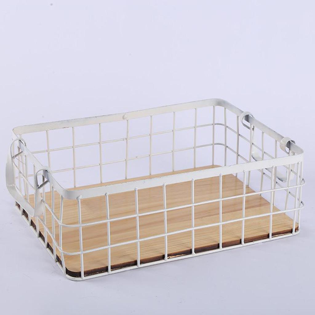 Kitchen Inspired Storage for Metal Rack Organizing Baskets
