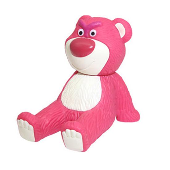 Suport adorabil pentru telefon cu urs de desene animate, culoare roz, suport stabil, suport pentru telefon mobil, ornament de decorare pentru birou