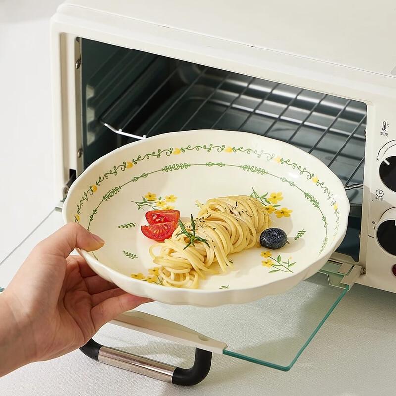 Spring Charm Underglaze Ceramic 59-Piece Dinnerware Set