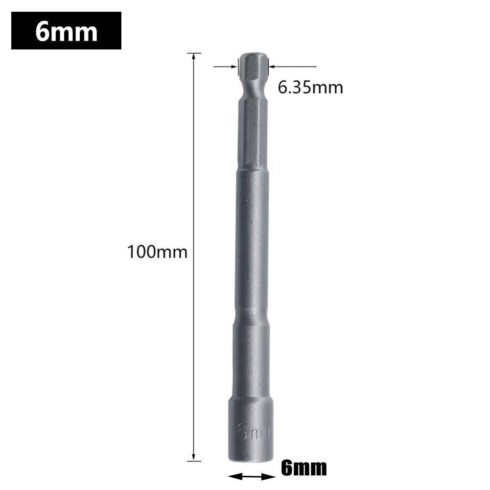Hexagon Socket Wrench Magnetic 100mm 1pc Chrome Vanadium Steel