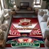 Liverpool Customize Text Floor Mat Design for Balcony Dining Room Study Room Living Rooms Anti-slip Rug Decorate Offices