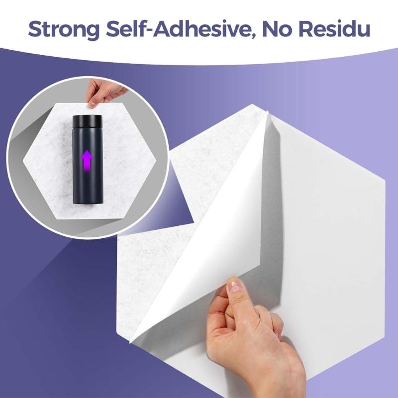 Set of 12 Self Adhesive Acoustics Foam Panels Soundproof Wall Panels Suitable for Recordings Studios and Classrooms