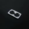 For Kia Seltos - Silver Interior Rear Water Cup Holder Frame Cover Trim
