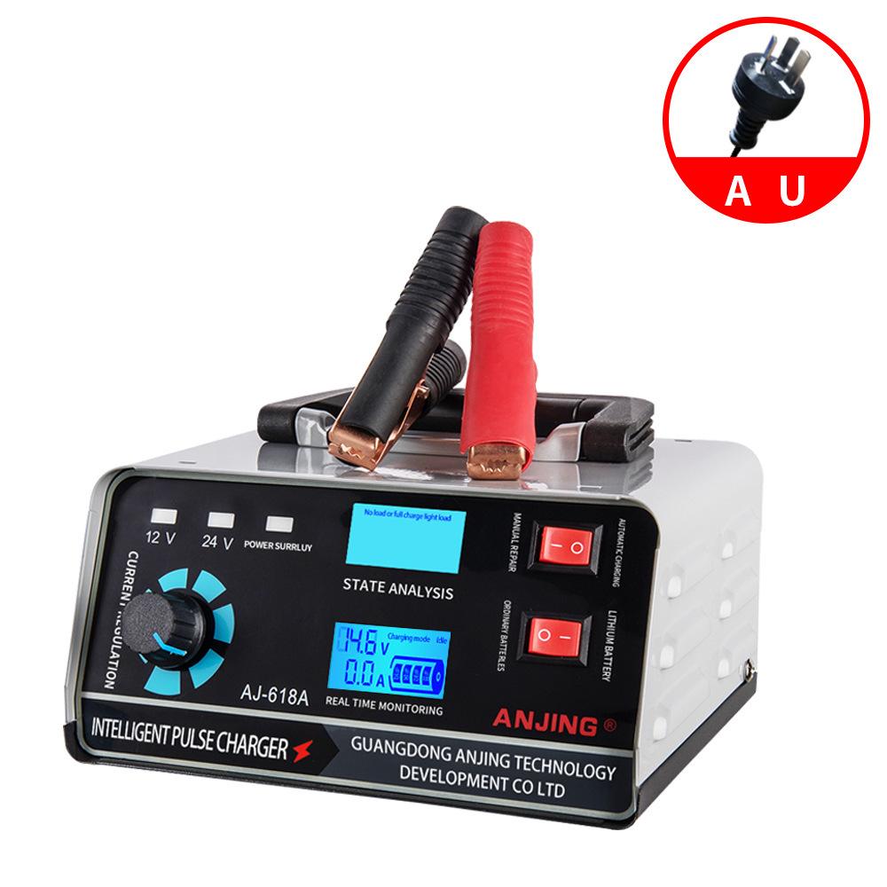12/24V Smart Pulse Lead-Acid Battery Charger & Repair Machine