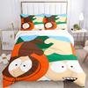 South Park Cartoon Print Print 3Pcs Bedding Set,Duvet Cover with 2 Bedro,Pillowcase Home Birthday Gift