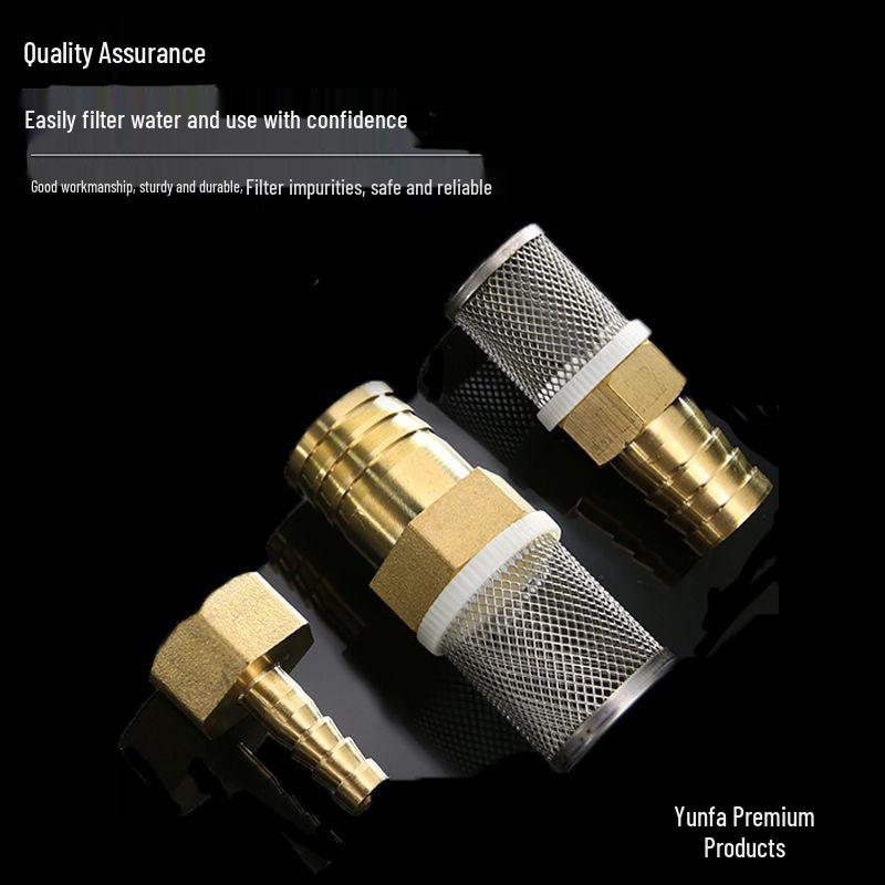 4/6/1 Inch Soft Water Hose & Oil Filter Screen Connector for Fish Tank Pump Impurity Isolation.