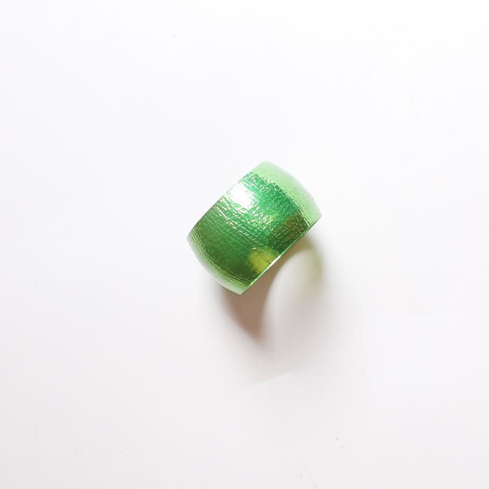 12pcs/lot New Napkin Ring Christmas Series Napkin Buckle Round Striped Napkin Ring Wedding Holiday Table Accessories