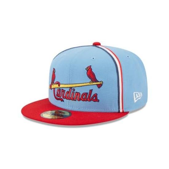 

[New Era] Кепка 59FIFTY St. Louis Cardinals MLB Powder Blues 59FIFTY Закрытая Кепка 60417969 Шляпа Синяя [Б/У]
